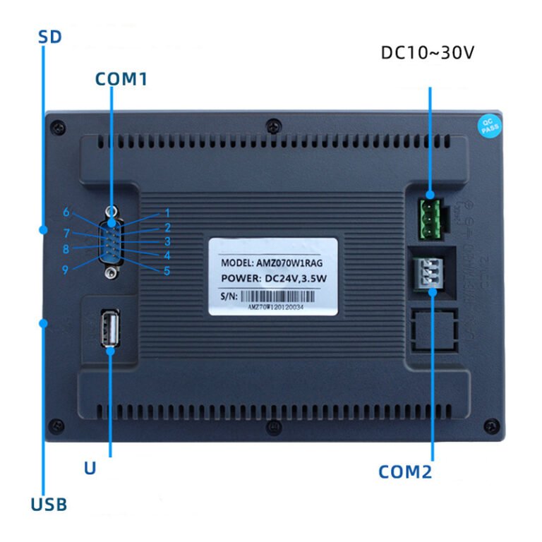 Inch Plc Lcd Monitor Resistive Touch Screen With Programmer