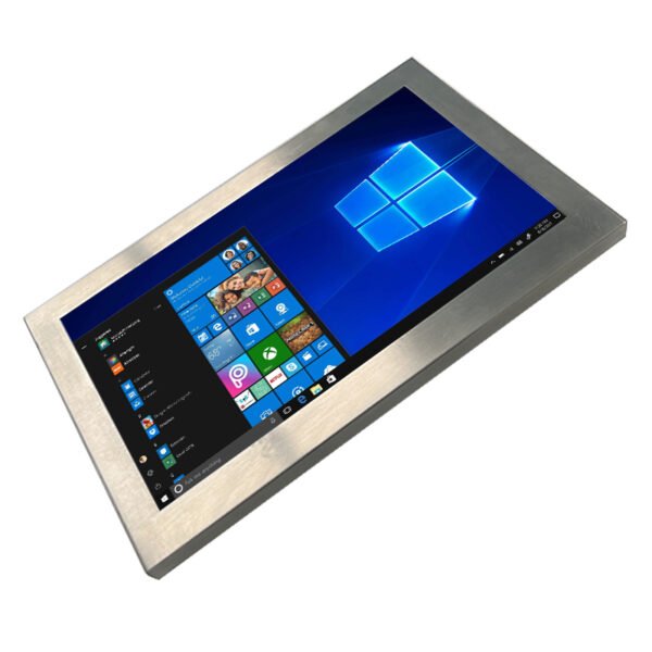 17.3-inch IP67 Monitor Stainless Steel Resistive Touch with Desktop Bracket (HV-M173S) - Image 3