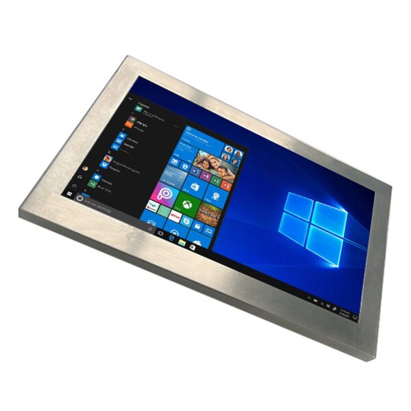 17.3-inch IP67 Monitor Stainless Steel Resistive Touch with Desktop Bracket (HV-M173S) - Image 2