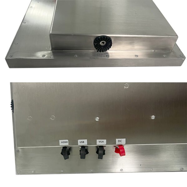 17.3-inch IP67 Monitor Stainless Steel Resistive Touch with Desktop Bracket (HV-M173S) - Image 5